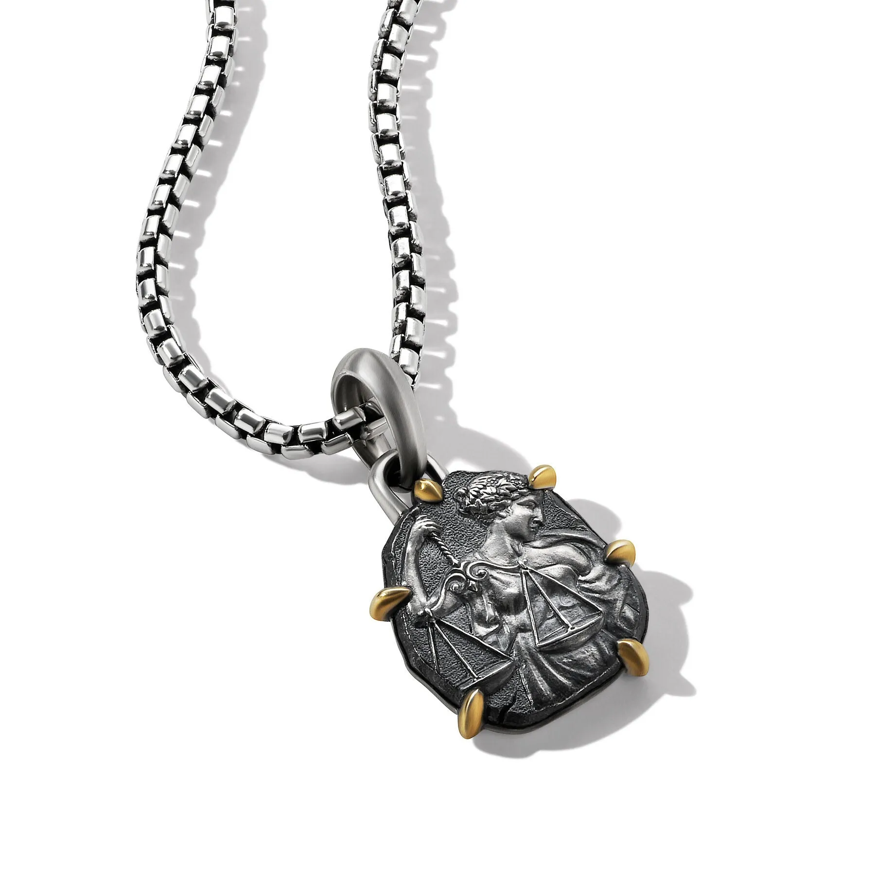 David Yurman   Necklaces & Pendant in Silver and 18-Karat Yellow Gold