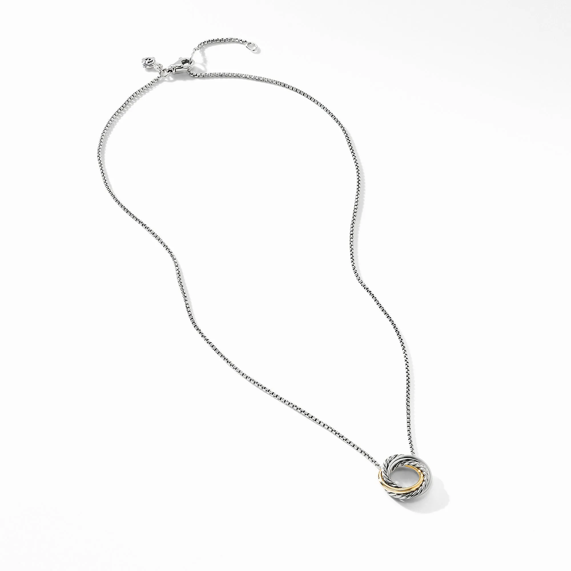 David Yurman The Crossover® Collection Necklaces & Pendant in Silver and 18-Karat Yellow Gold