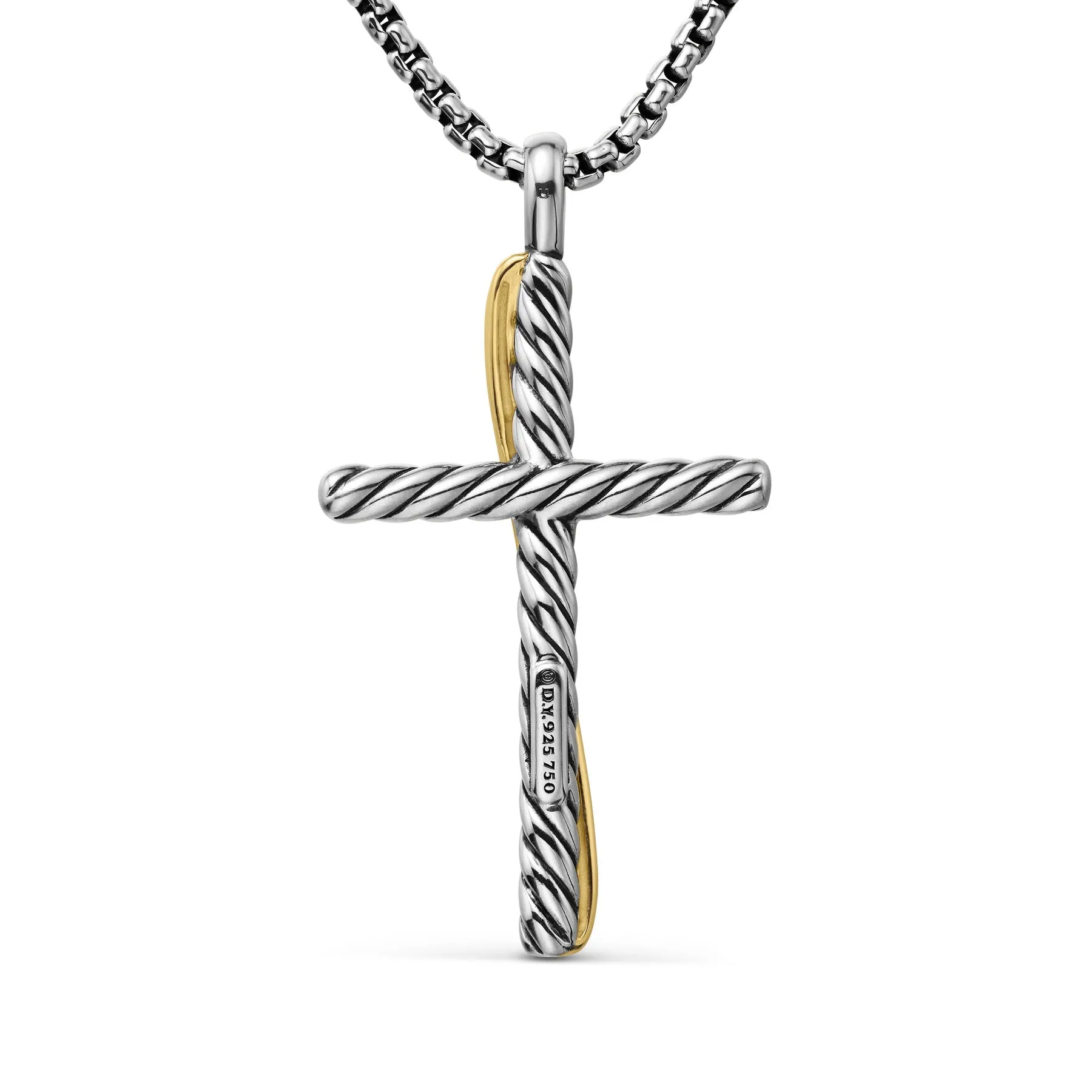 David Yurman The Crossover® Collection Necklaces & Pendant in Silver and 18-Karat Yellow Gold