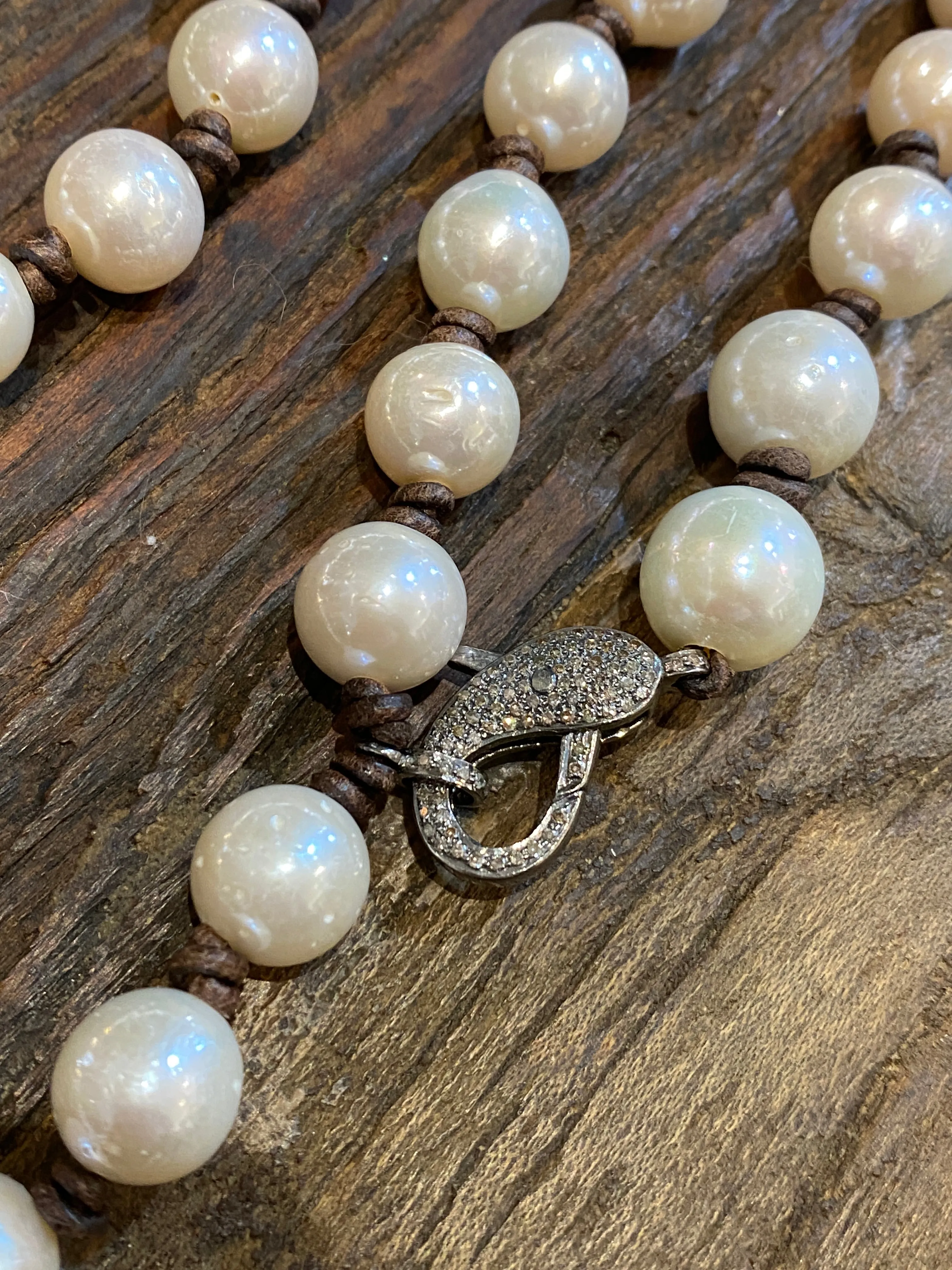 Diamond Clasp Princess Necklace