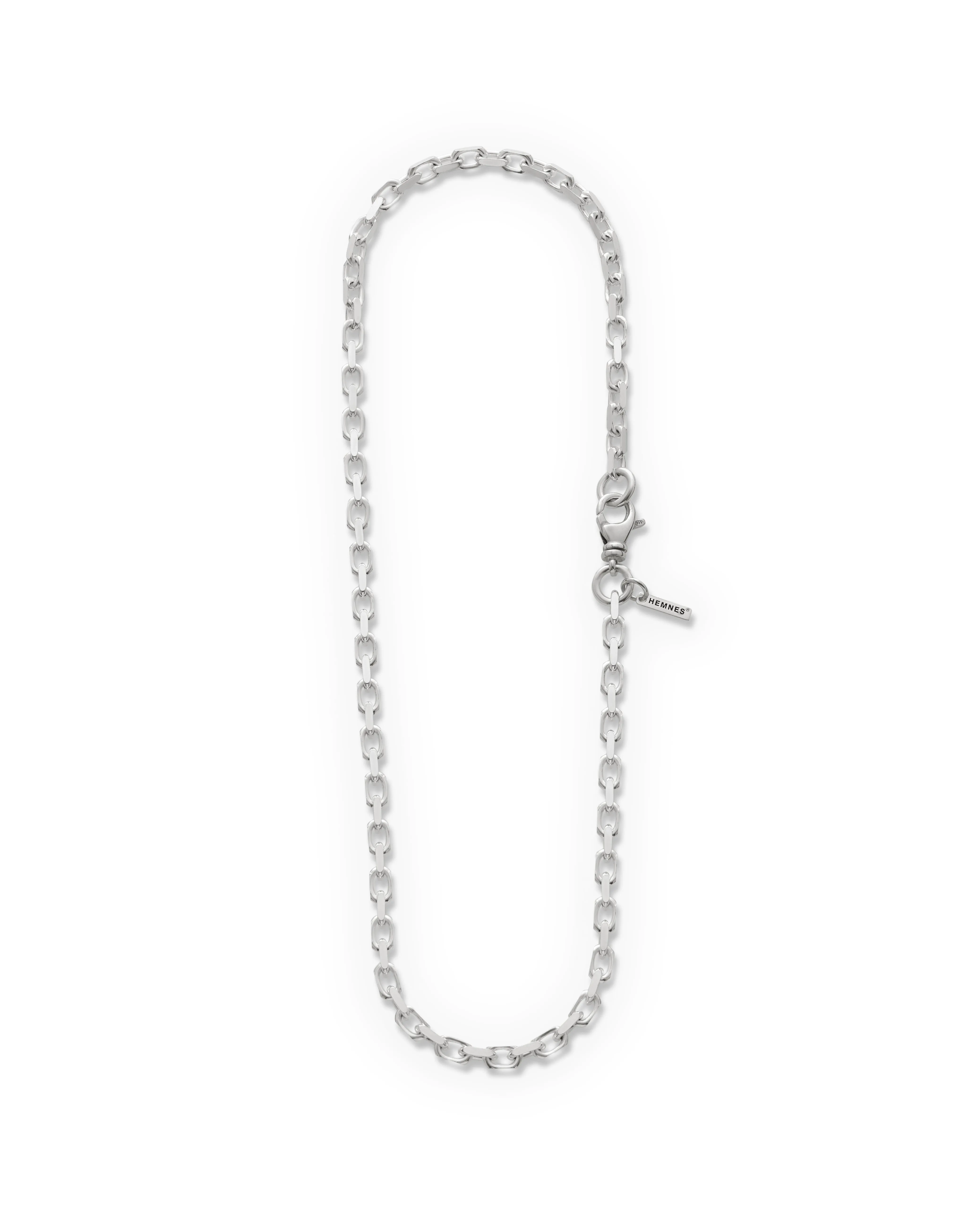 Diamond Cut Anchor Chain Necklace [4.6mm]