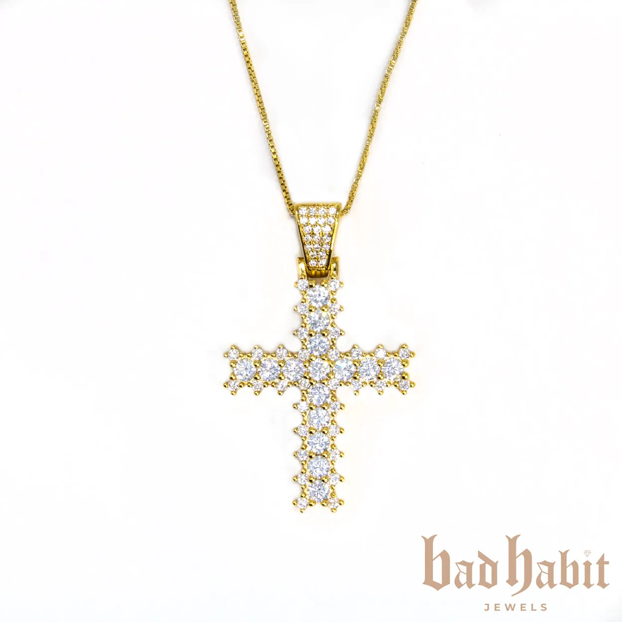 Diamond Gold Cross Necklace