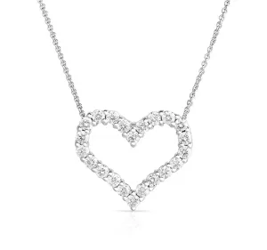 Diamond Heart Pendant Necklace