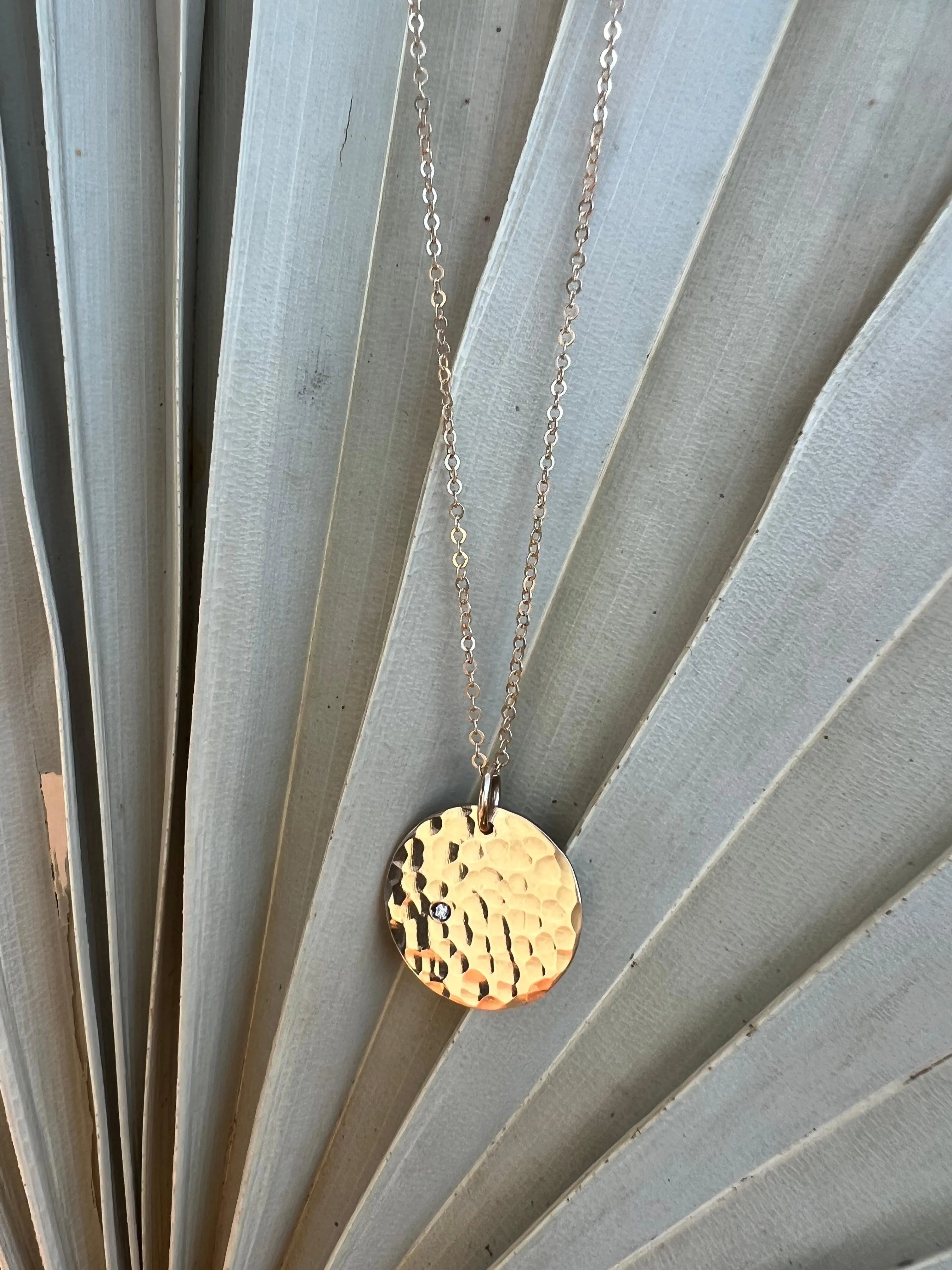 Diamond Moon Necklace
