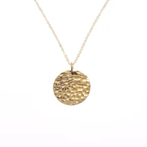 Diamond Moon Necklace