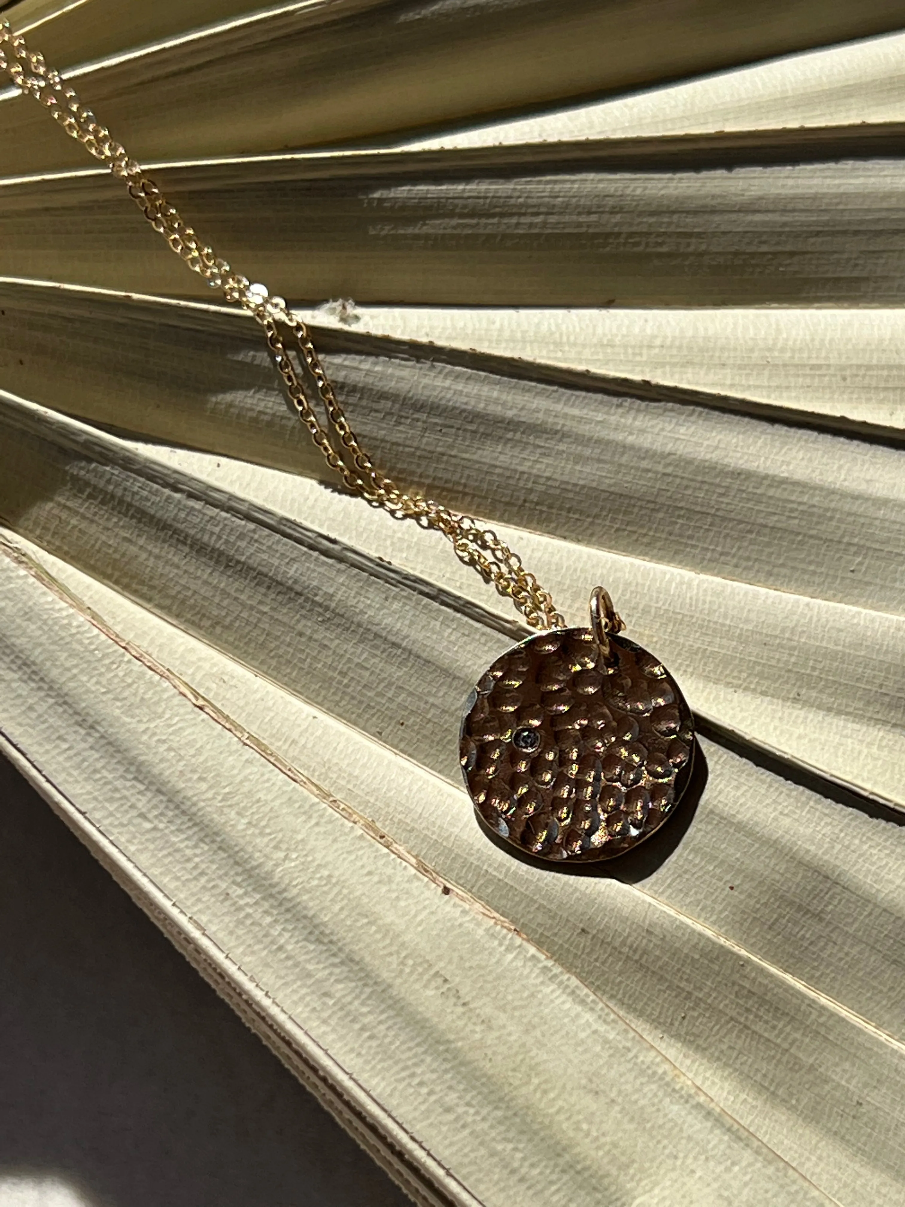Diamond Moon Necklace