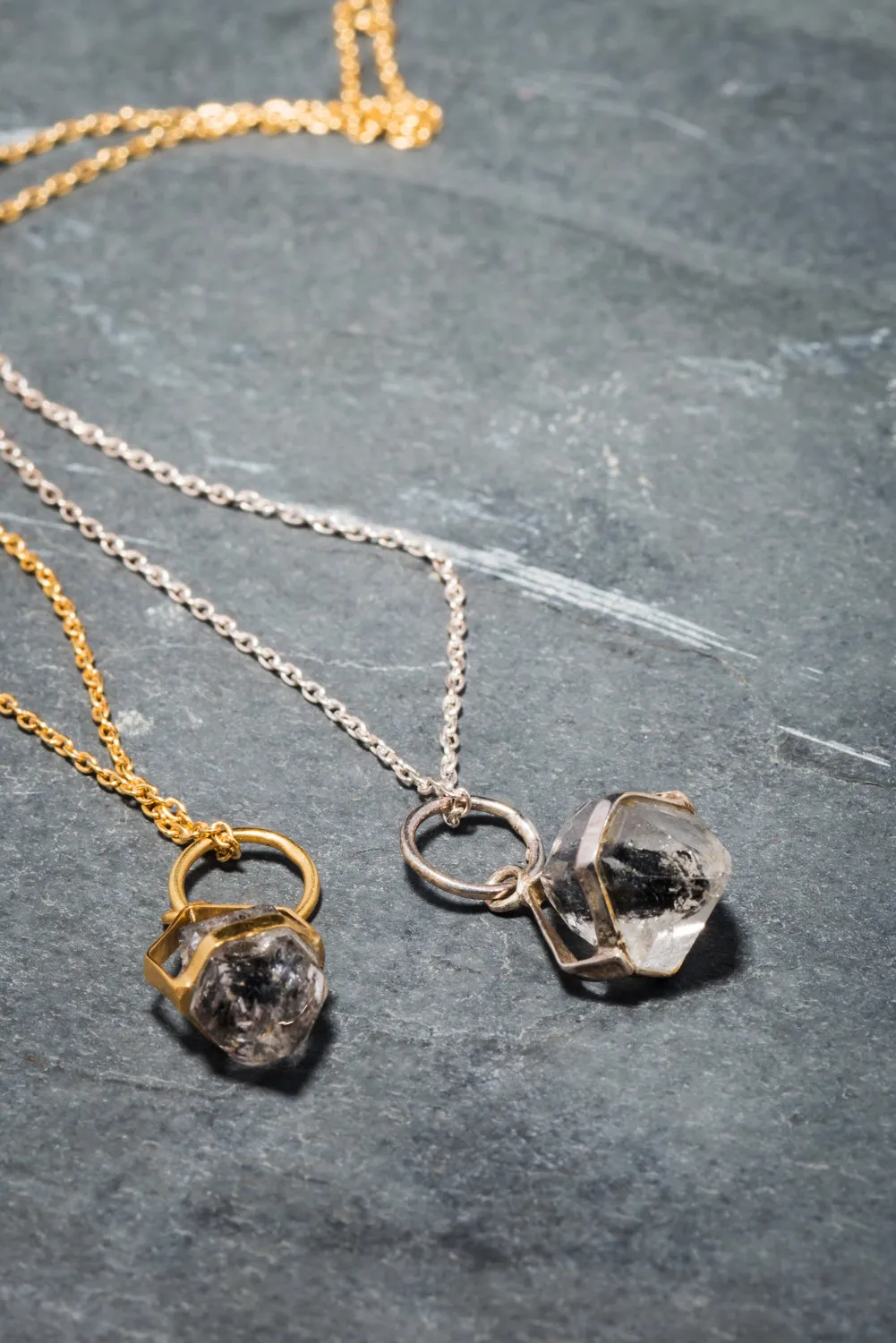 DIAMOND PENDANT SILVER