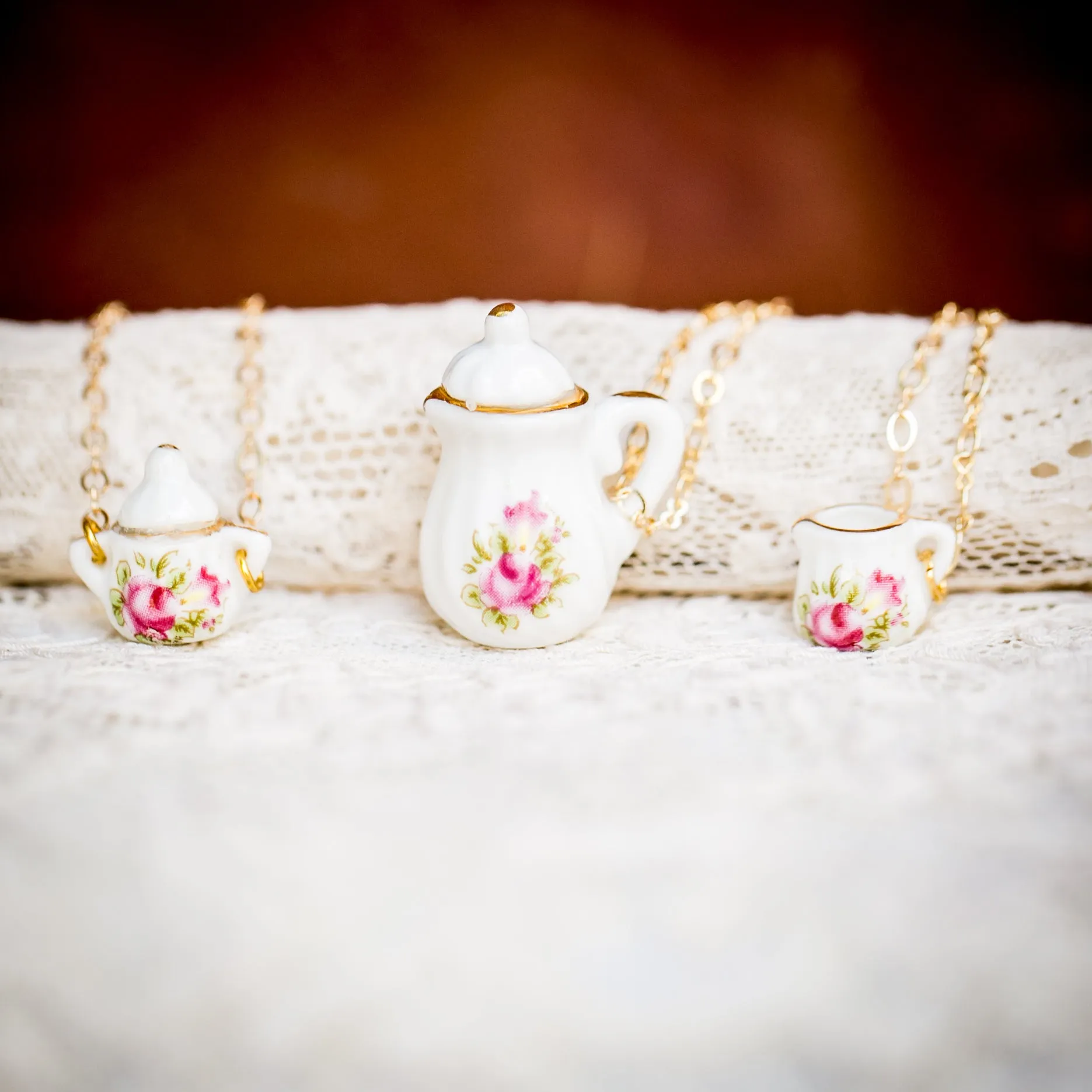 Dollhouse China Necklaces