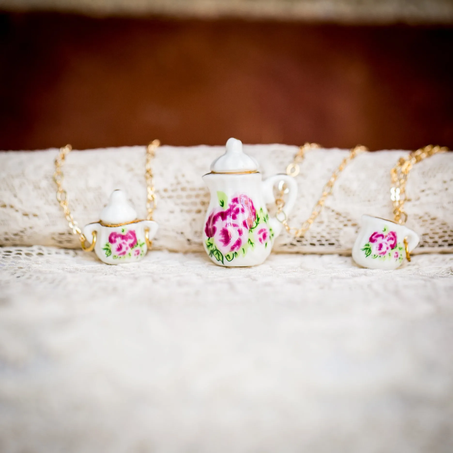 Dollhouse China Necklaces