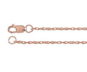 Double Rope 1.3mm Rose Gold-Filled Chain