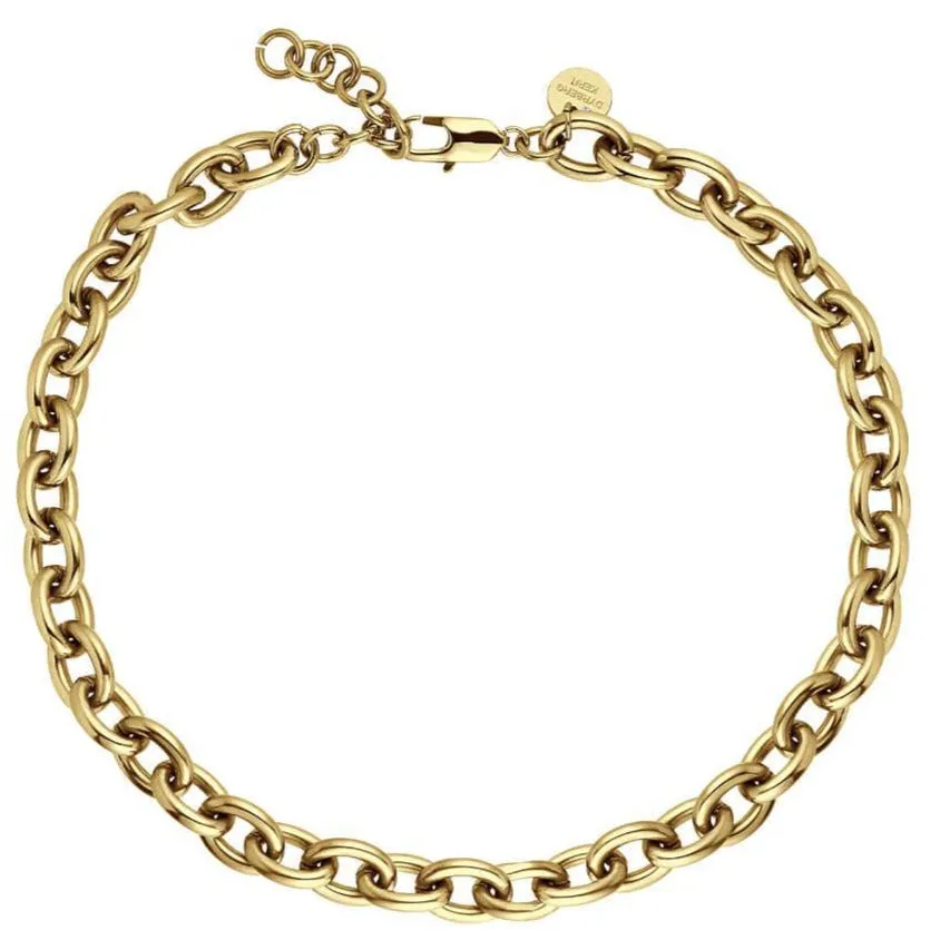 Dyrberg Kern Pace Chunky Link Necklace - Gold
