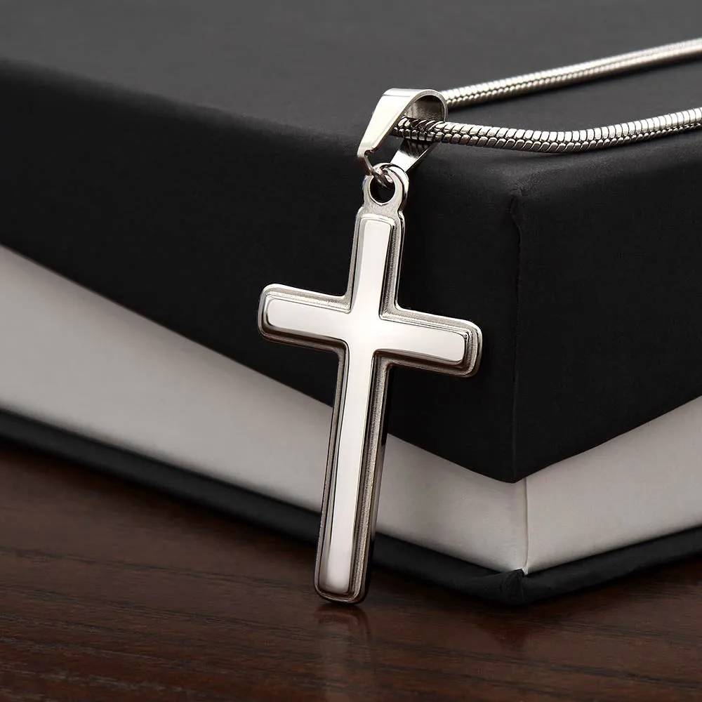 Easter Gift - Cross Necklace - Fill Your Heart With Joy