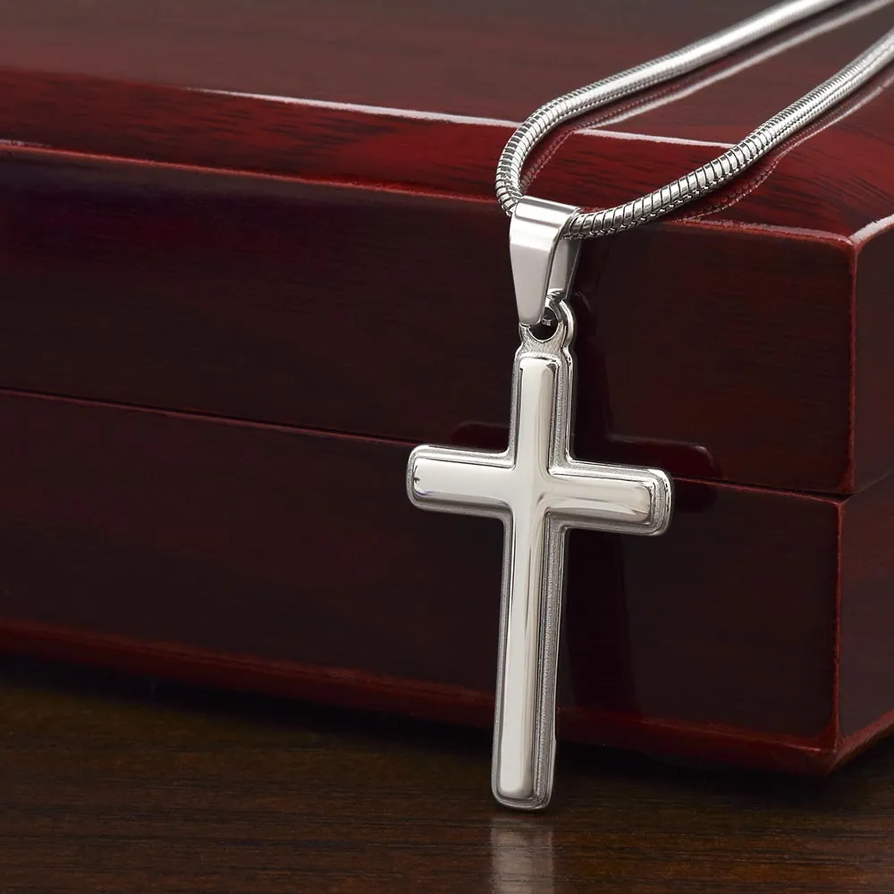 Easter Gift - Cross Necklace - Fill Your Heart With Joy