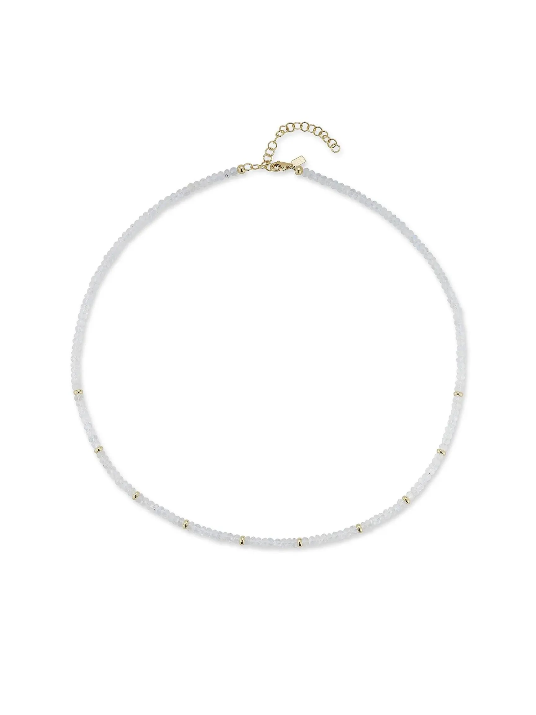 EF Collection Birthstone Bead Necklace in Moonstone