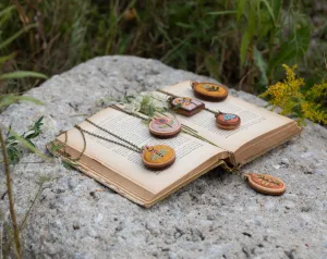 EMBROIDERED NECKLACES