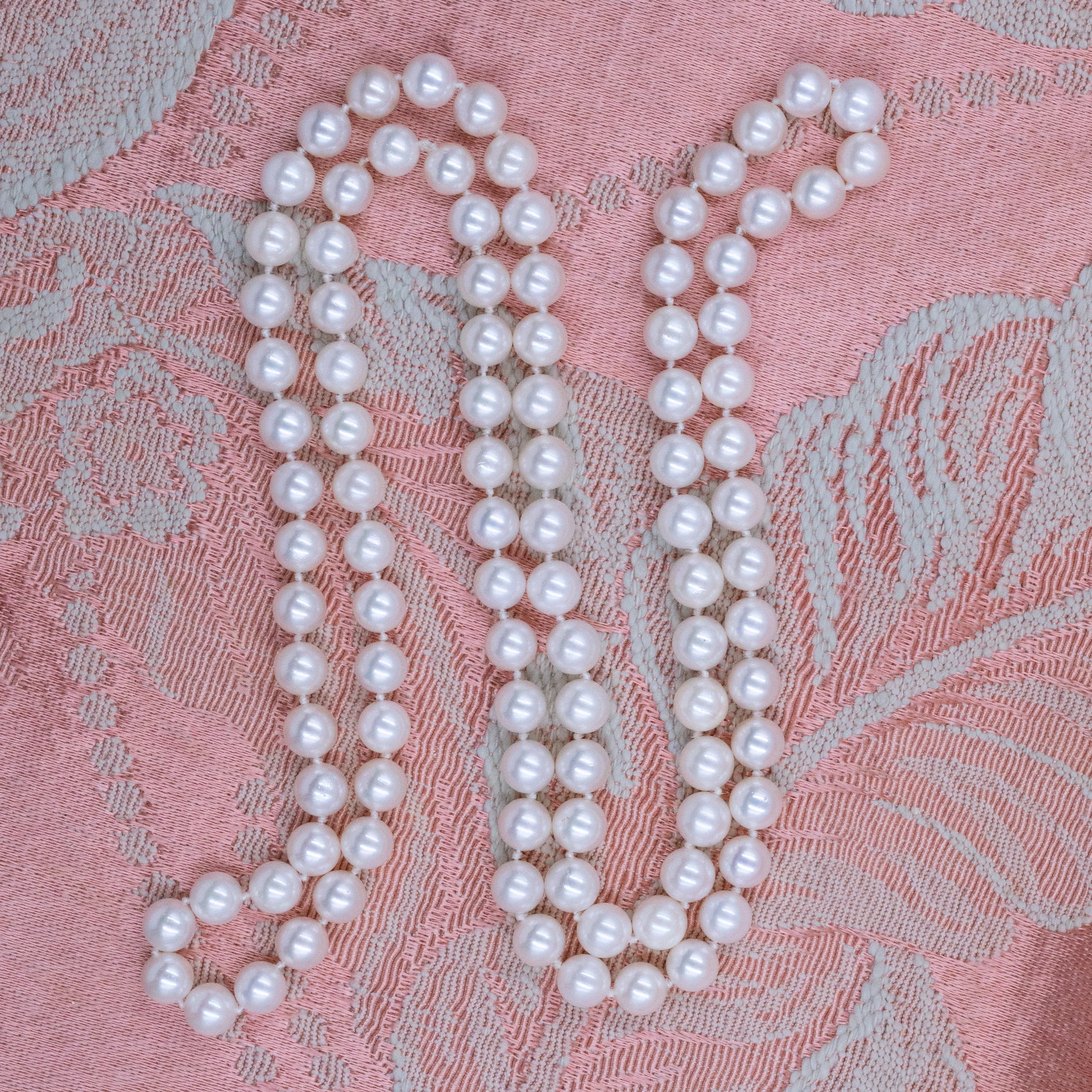 Endless Opera-Length Pearl Strand
