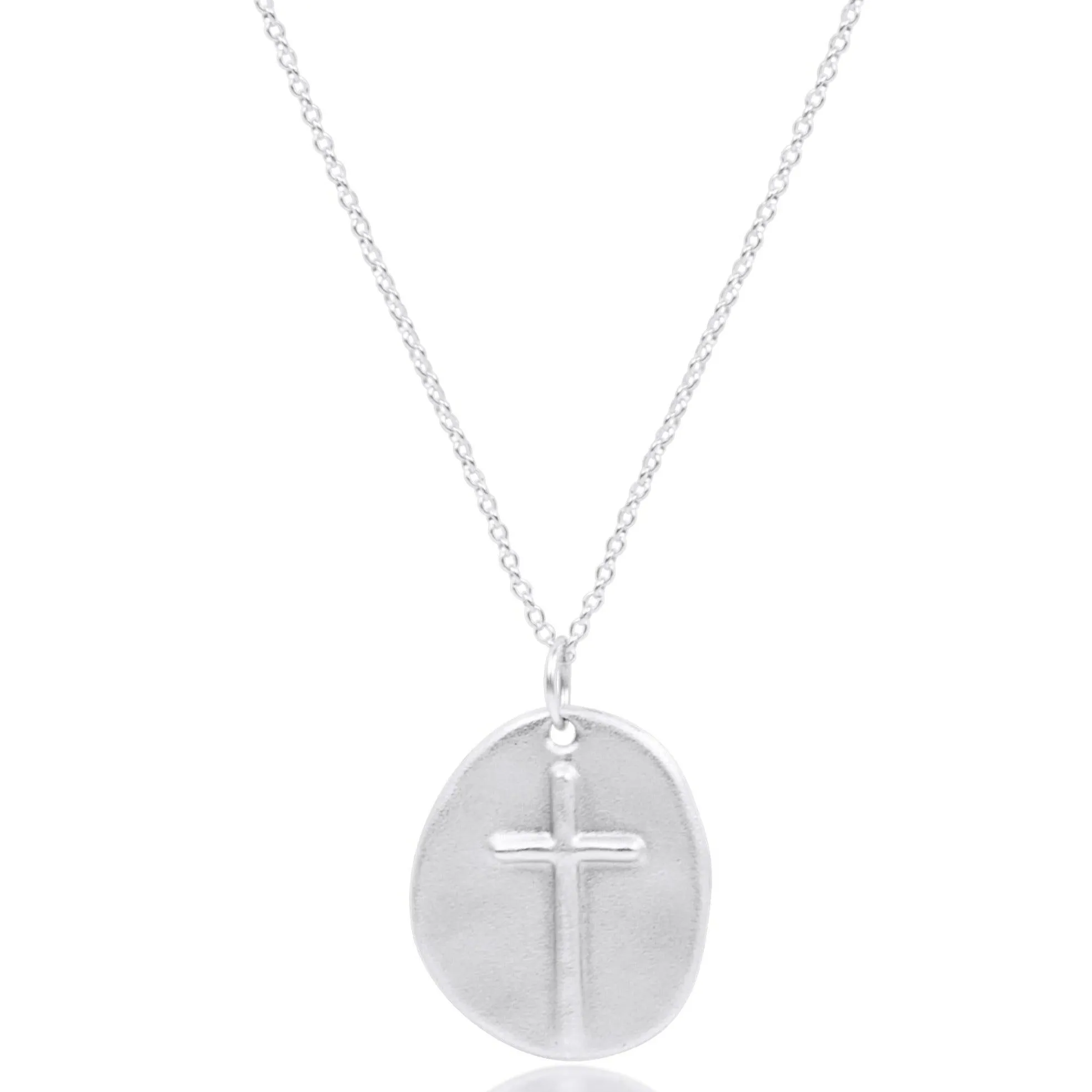 enewton - Sterling Silver - Silver Inspire Disc Necklace 16"