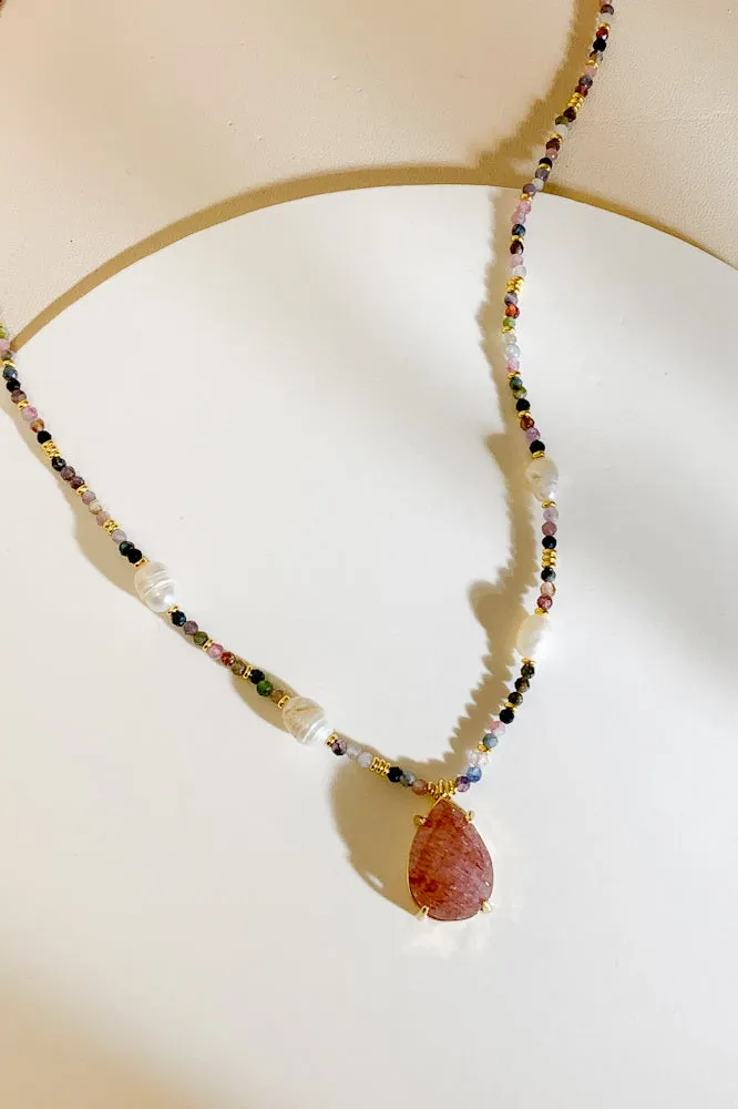 Enya Gemstone Necklace