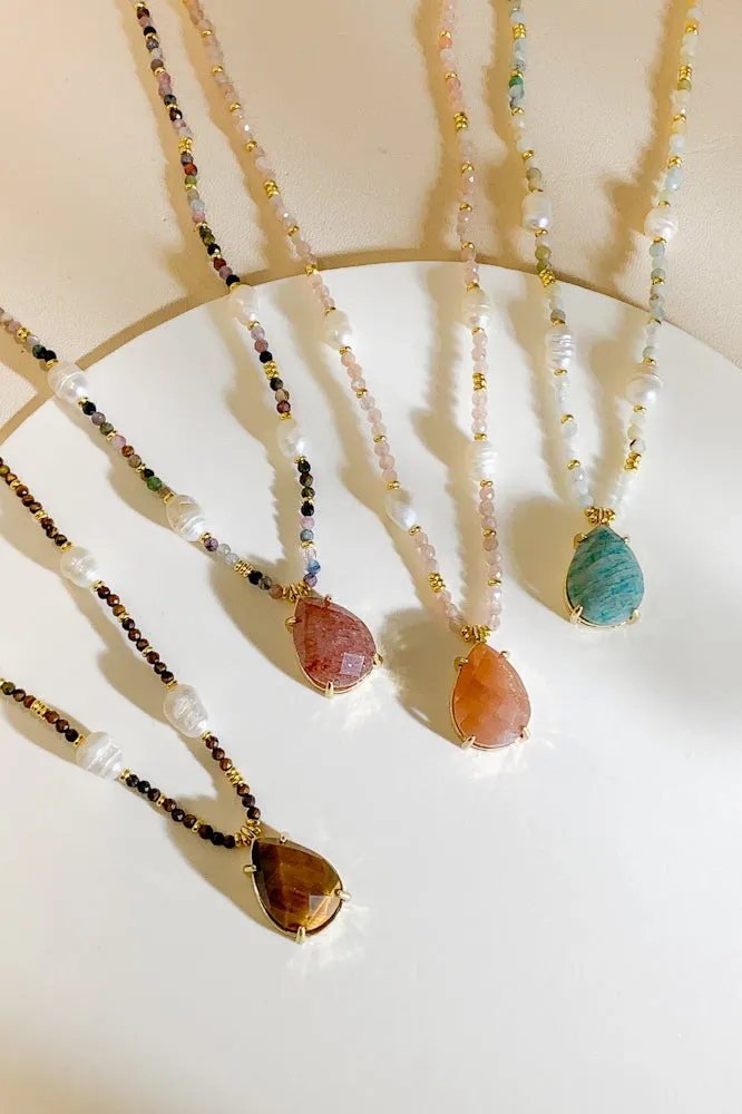 Enya Gemstone Necklace