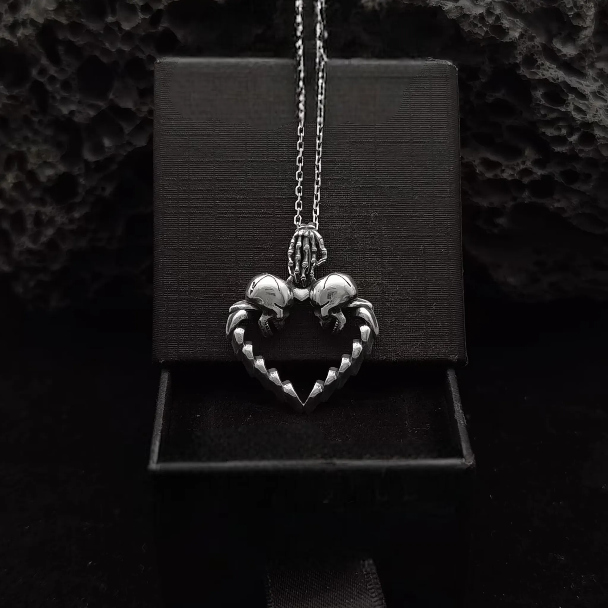 Eternal Embrace: Handcrafted Gothic Necklace