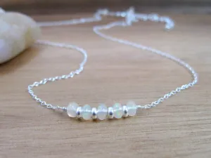 Ethiopian Opal Sterling Silver Layering Necklace