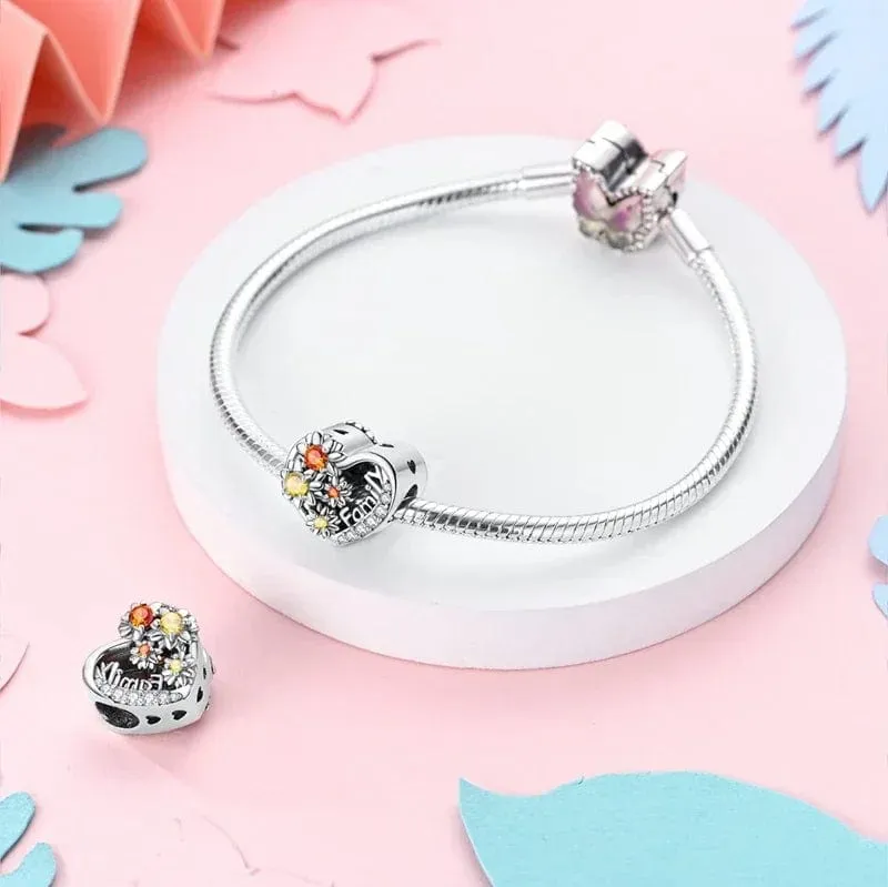 Family Heart Charm