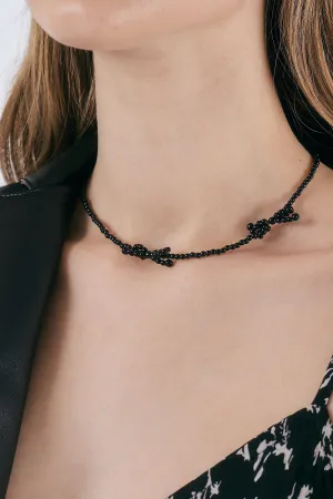Faux Pearl Bow Necklaces