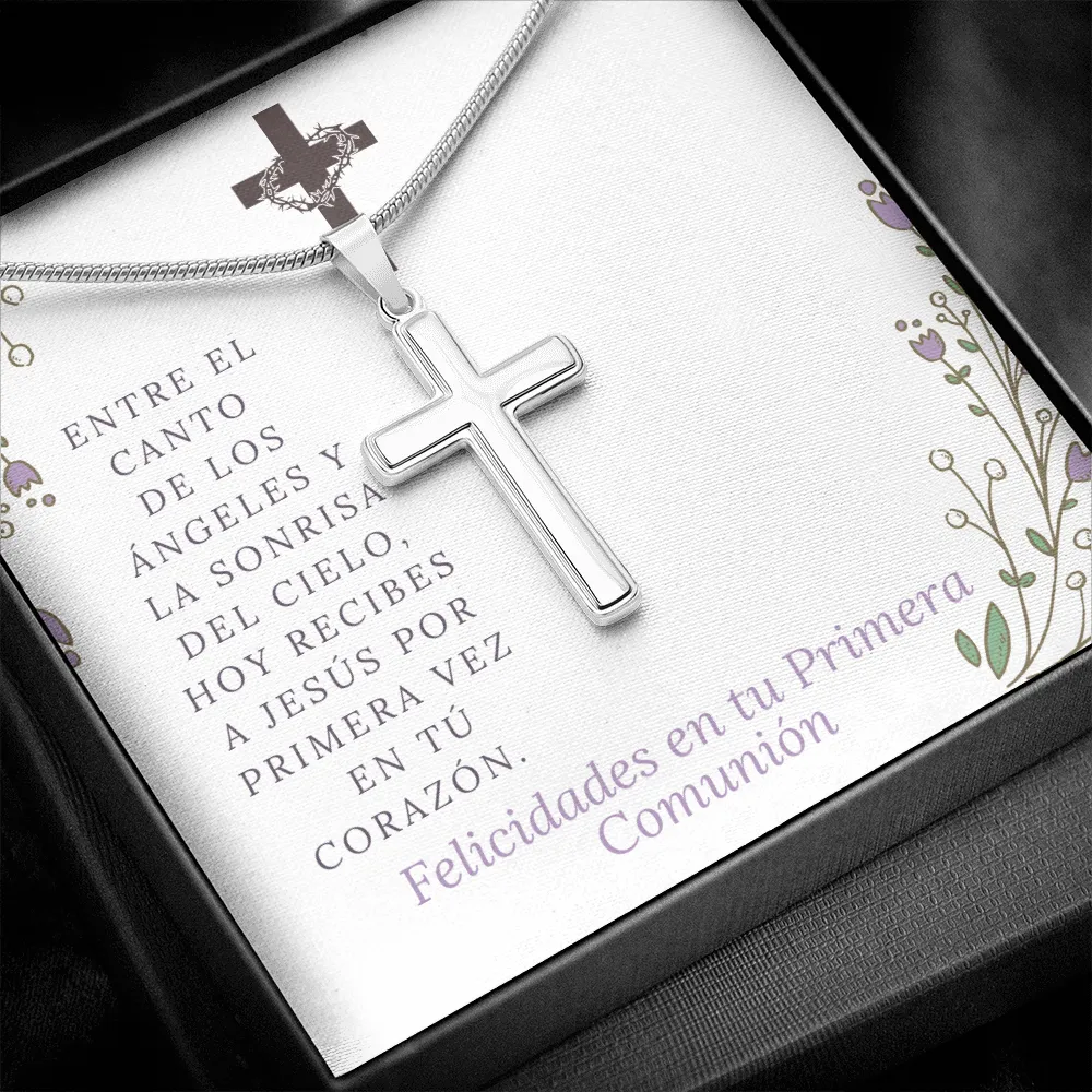 Felicidades en tu primera comunión, hoy recibes a Jesús