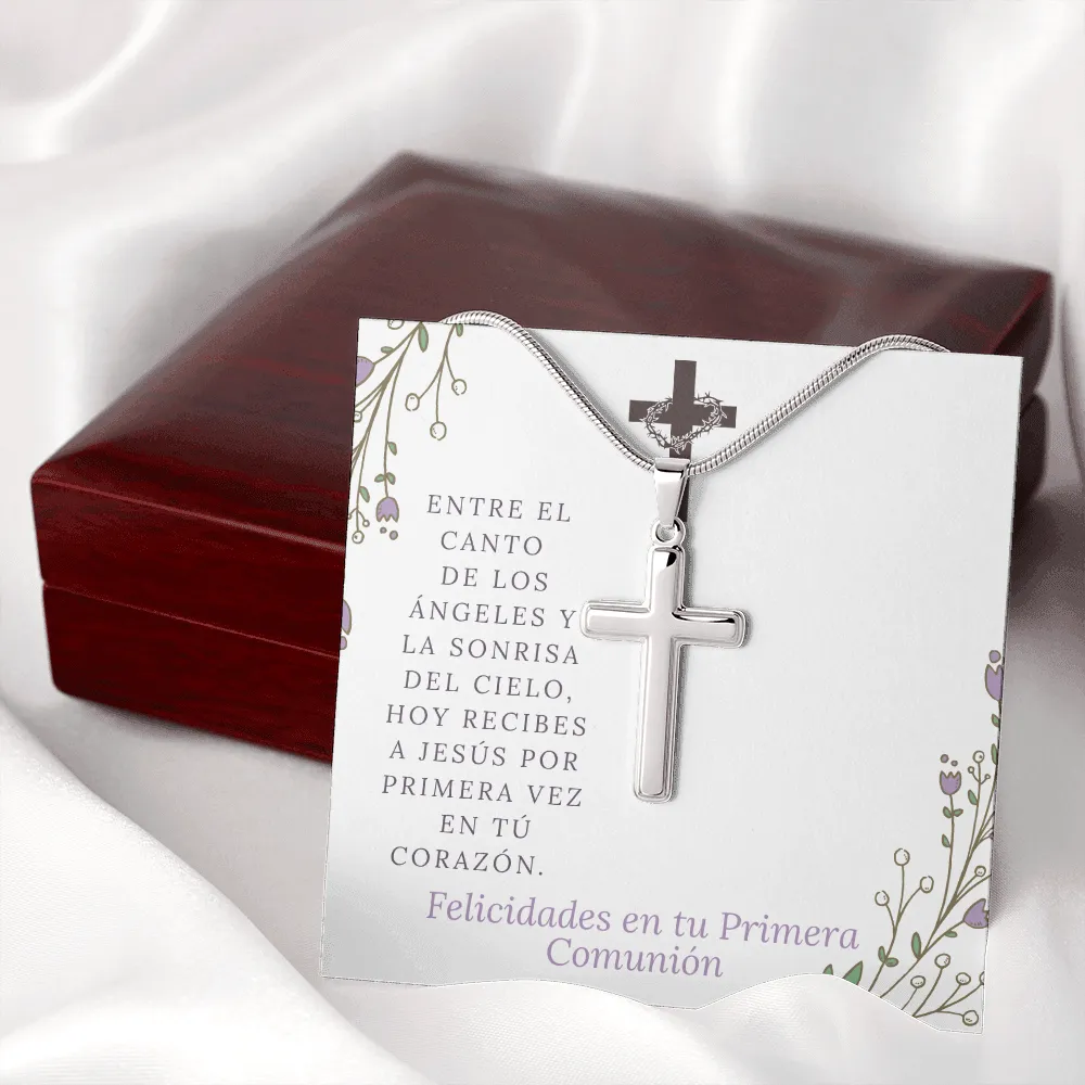 Felicidades en tu primera comunión, hoy recibes a Jesús