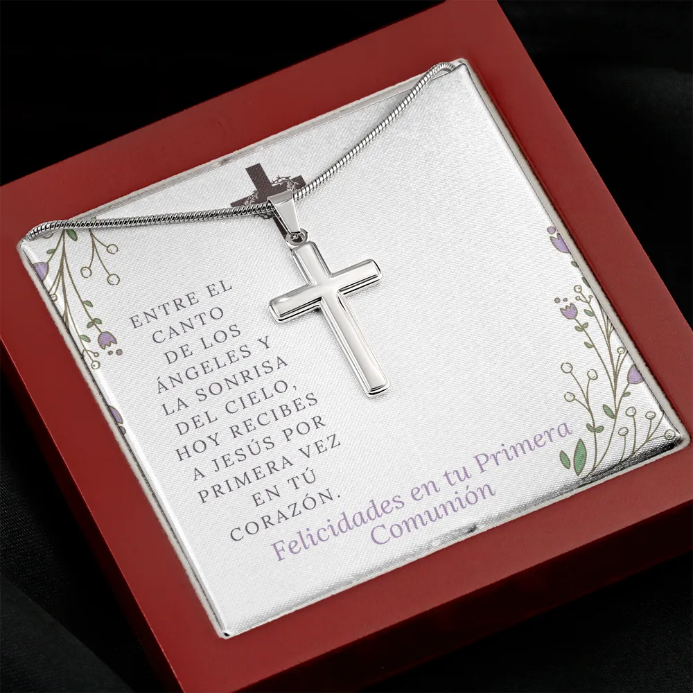 Felicidades en tu primera comunión, hoy recibes a Jesús
