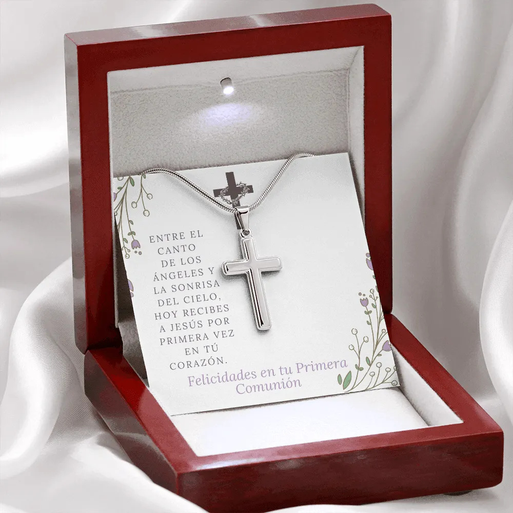 Felicidades en tu primera comunión, hoy recibes a Jesús