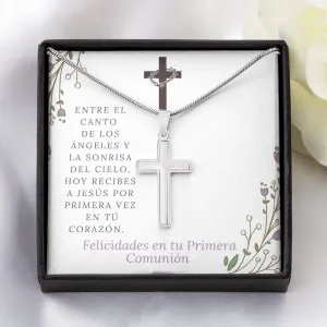 Felicidades en tu primera comunión, hoy recibes a Jesús