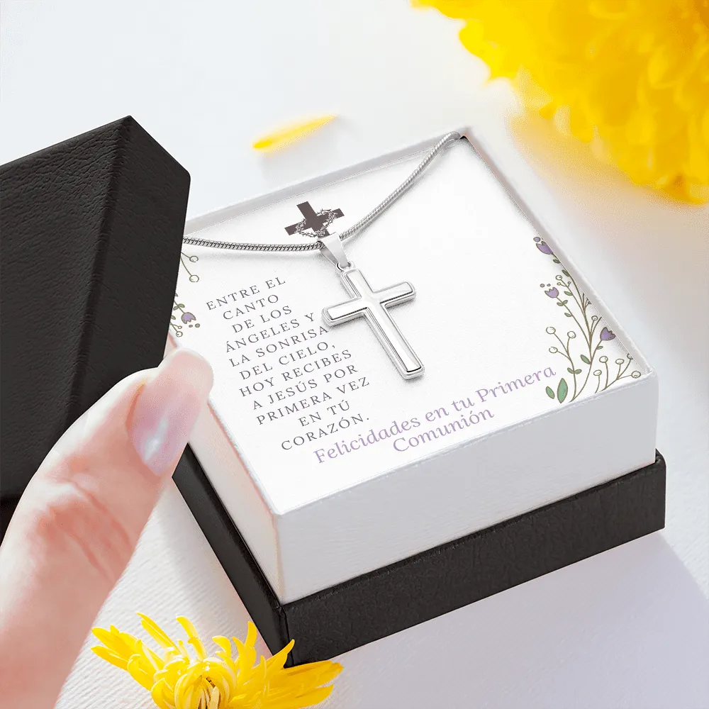 Felicidades en tu primera comunión, hoy recibes a Jesús