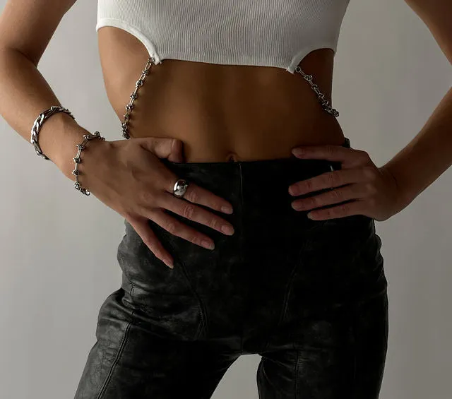 FIGARO STATEMENT BRACELET - SILVER