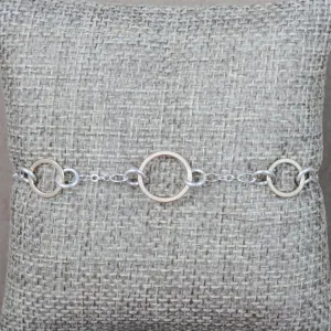 Floating Link Bracelet - Mixed Metals
