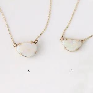 Freeform Opal Necklace