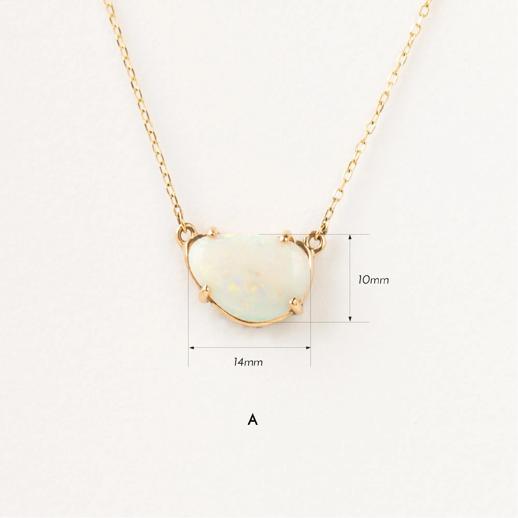 Freeform Opal Necklace