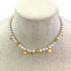 Freshwater Pearl w/ Gold Vermeil Choker