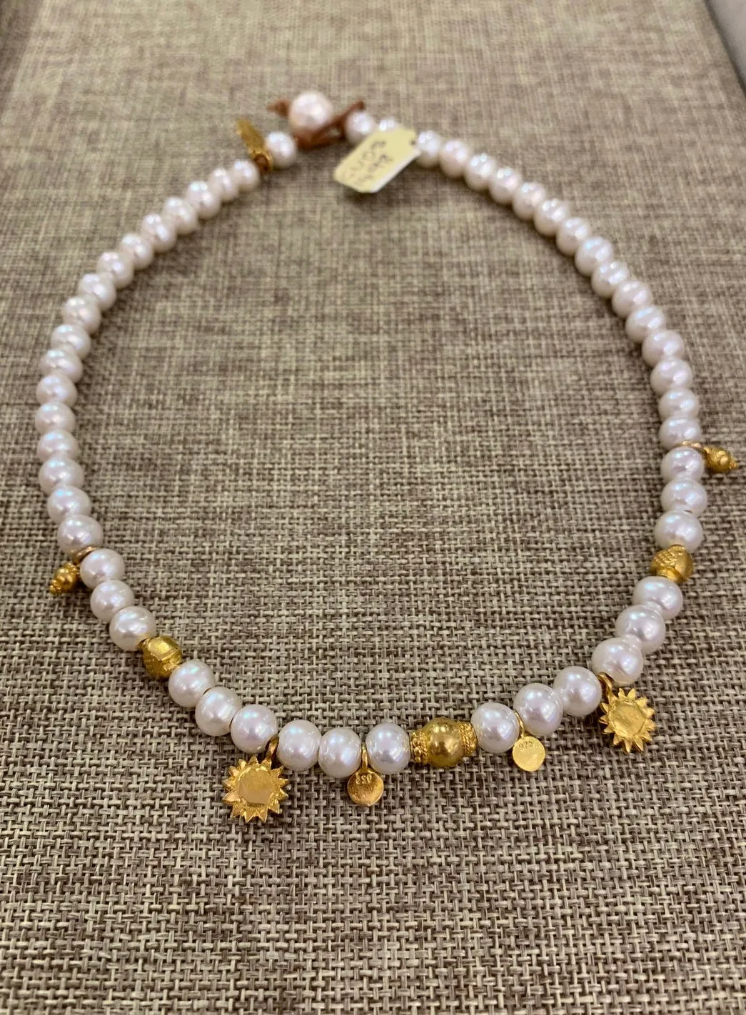 Freshwater Pearl w/ Gold Vermeil Choker
