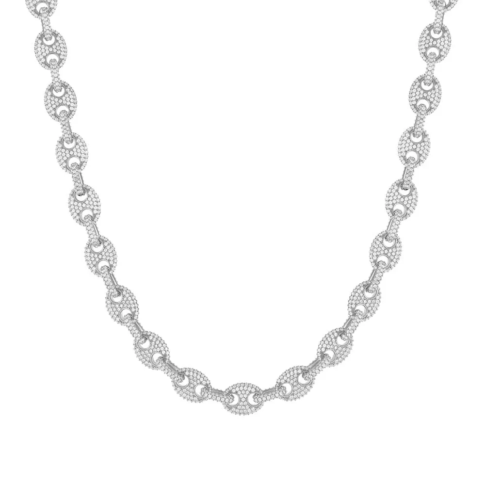Full Pavé Mariner Chain Necklace