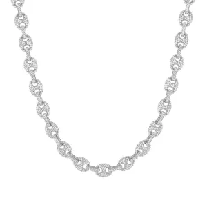 Full Pavé Mariner Chain Necklace