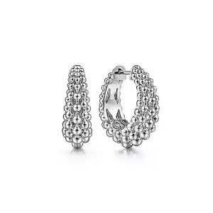 Gabriel & Co. 20MM Bujukan Classic Hoop Earrings in Sterling Silver