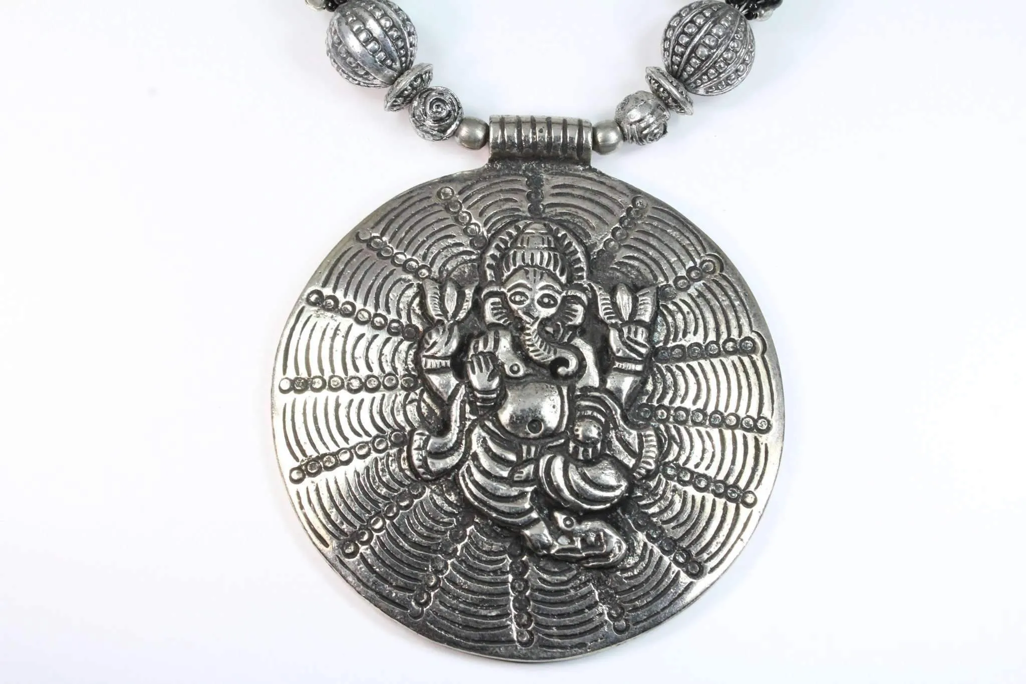 Ganesha in Cosmos Statement Necklace