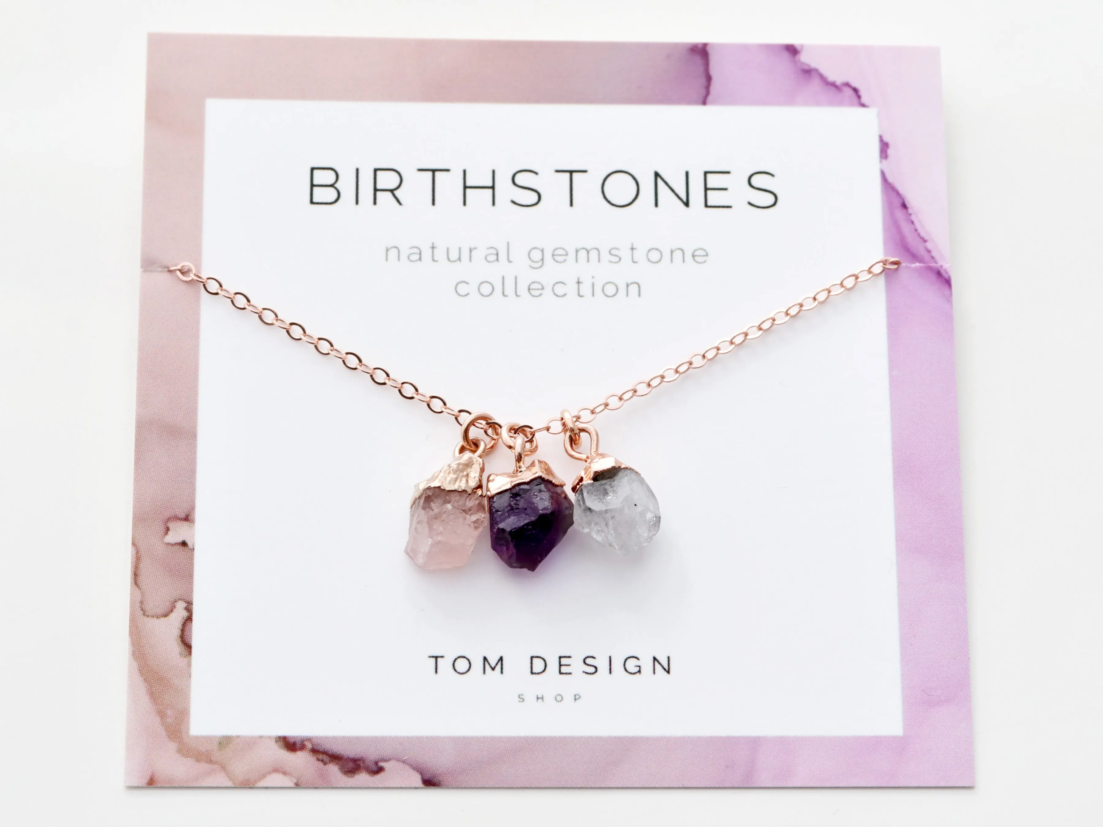 Gemstone Birthstone Necklace