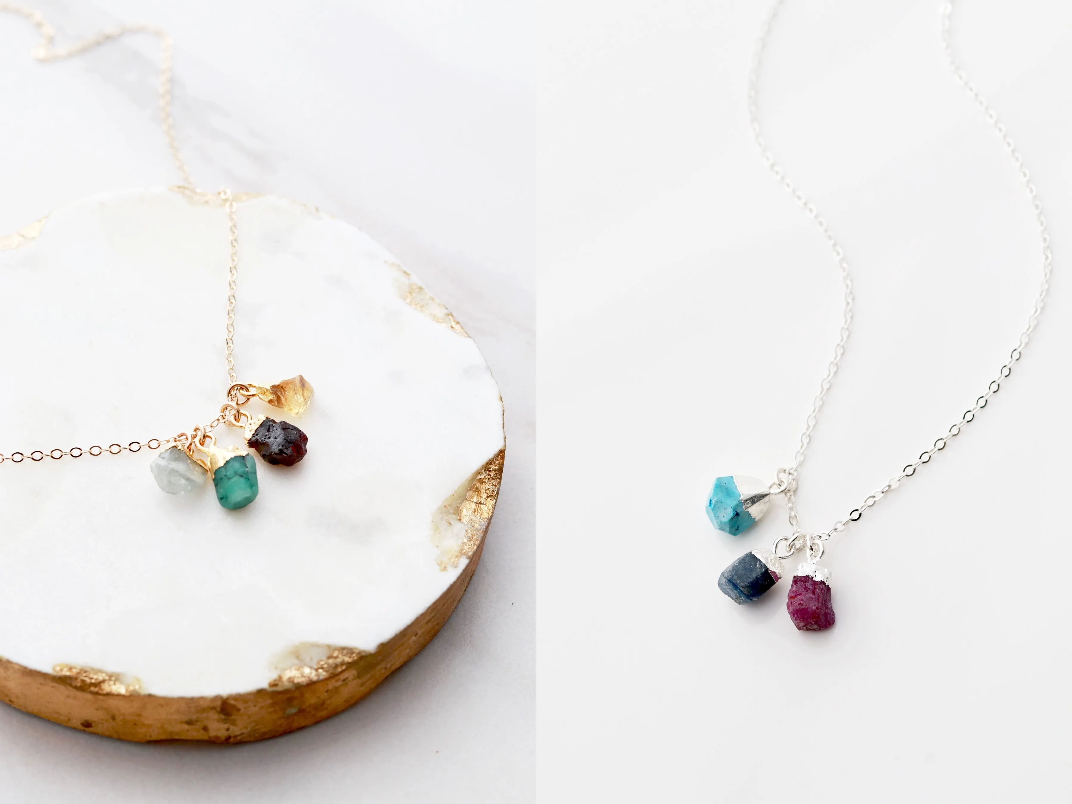 Gemstone Birthstone Necklace