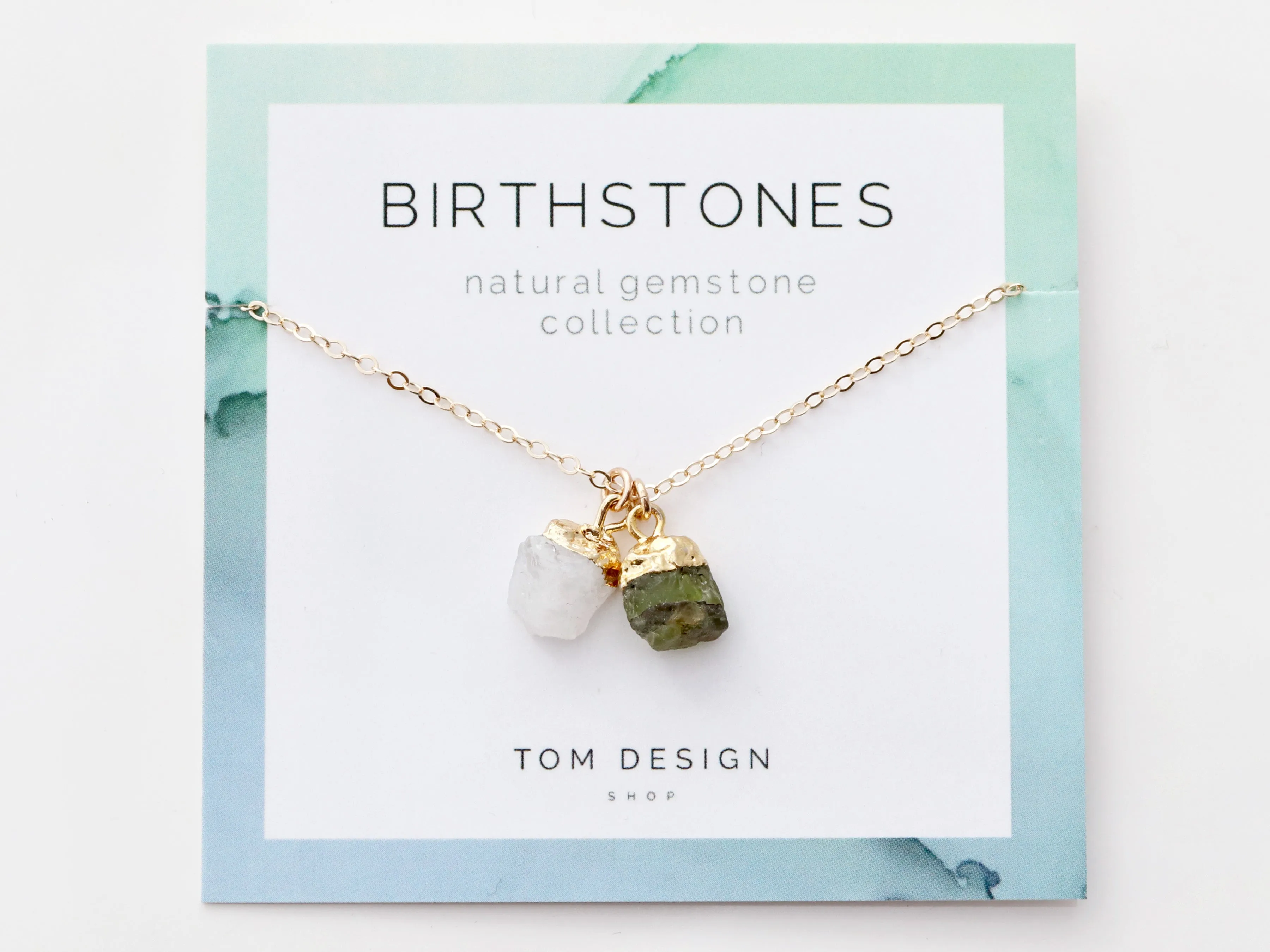 Gemstone Birthstone Necklace