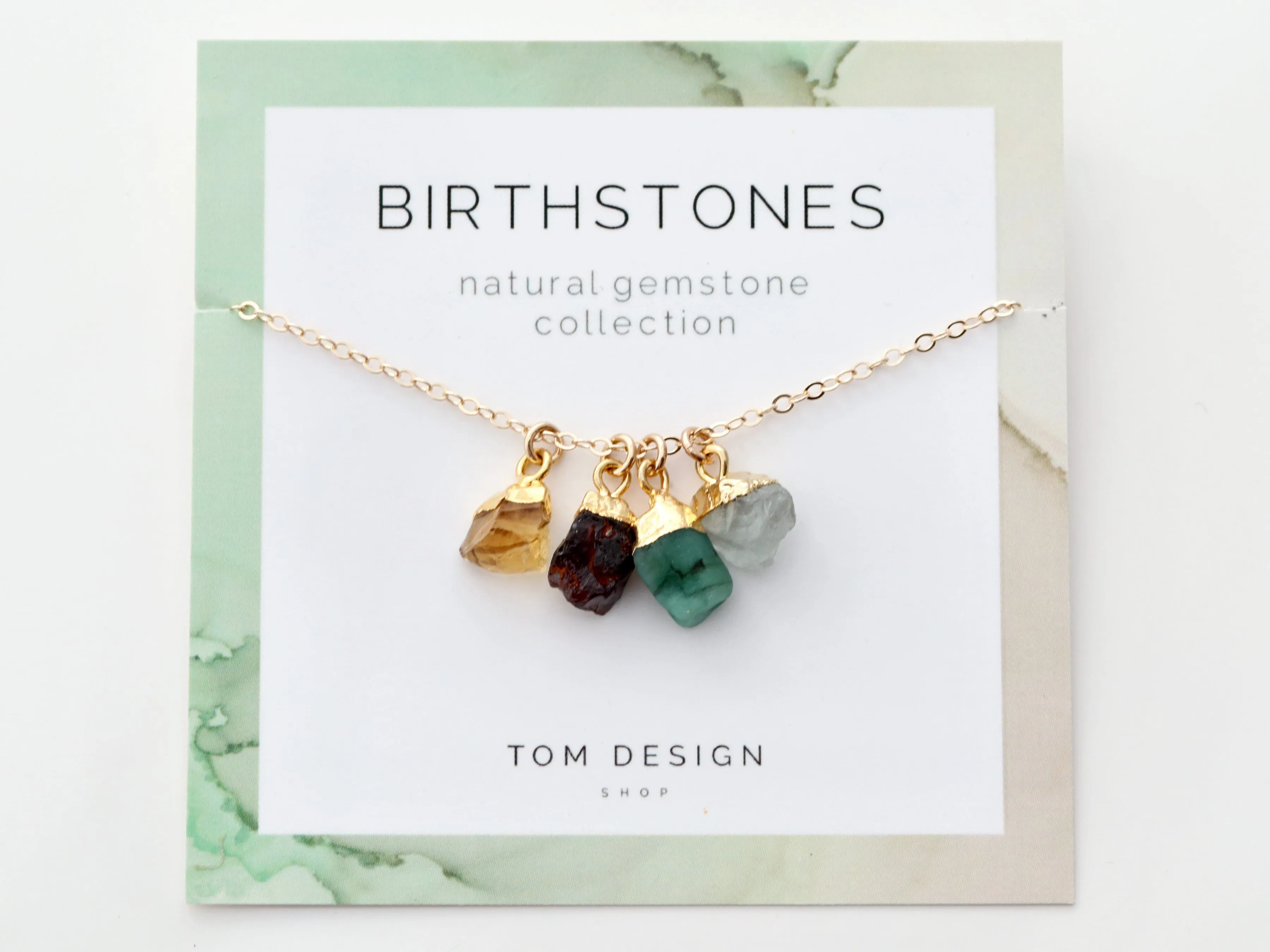 Gemstone Birthstone Necklace