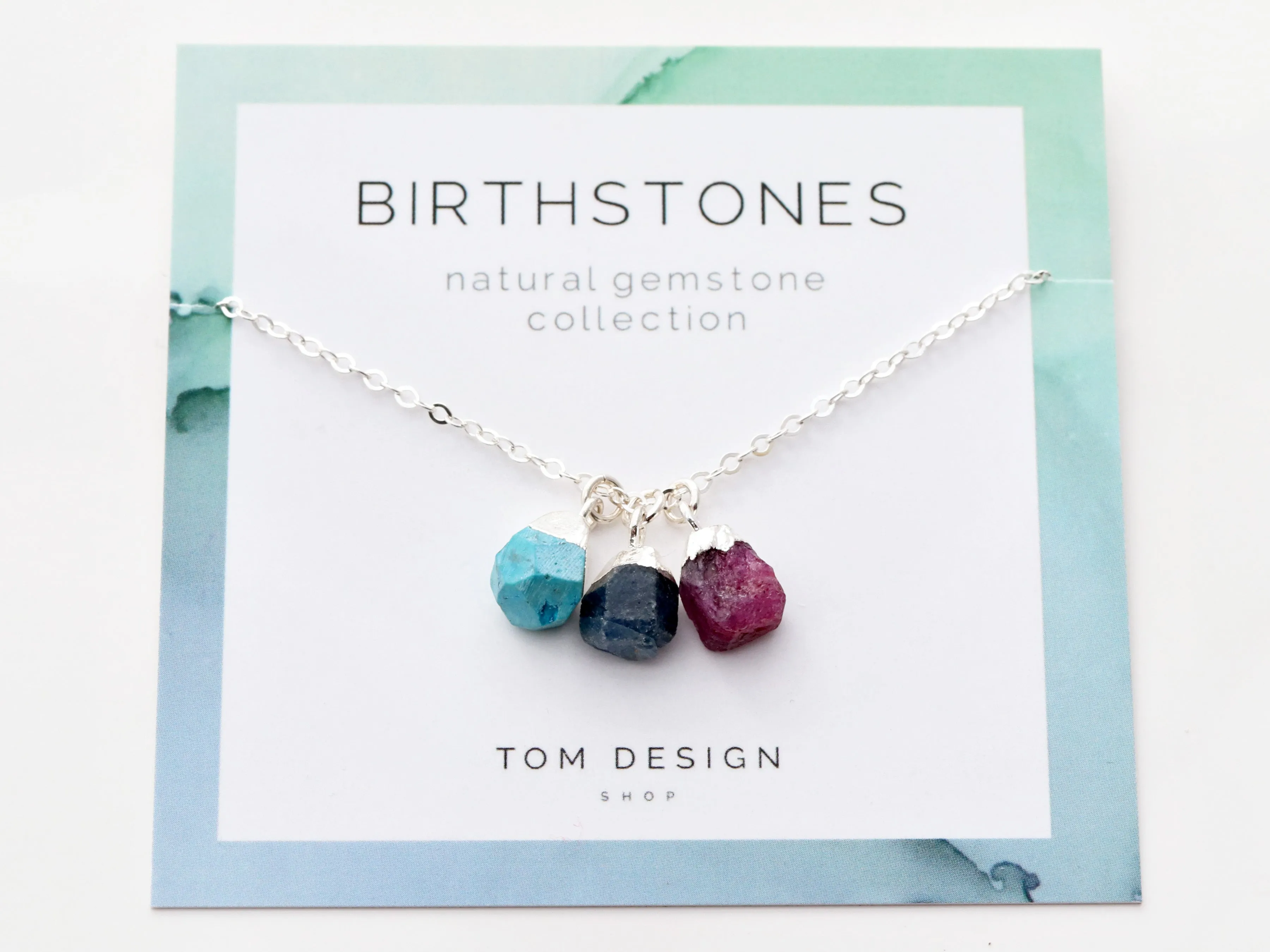 Gemstone Birthstone Necklace