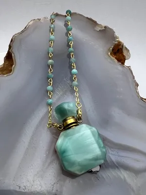 Gemstone Bottle Necklaces
