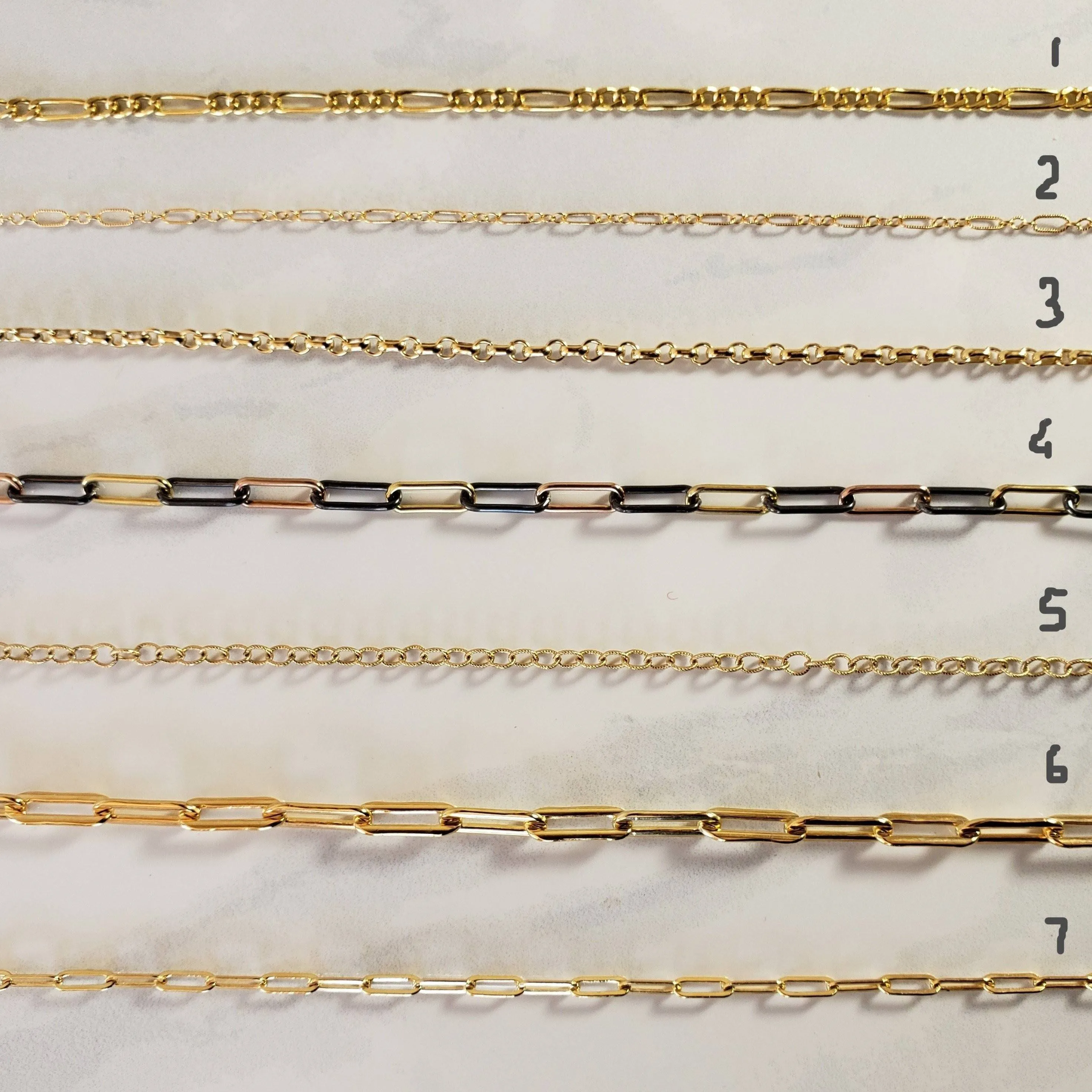GIA Necklaces - Various chains gold-filled